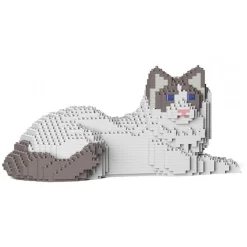 Jekca - Ragdoll Cat 02S-M02 - Lego - Sculpture - Construction - 4D - Brick Animals - Toys - Avvenice