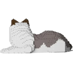 Jekca - Ragdoll Cat 03S-M01 - Lego - Sculpture - Construction - 4D - Brick Animals - Toys - Avvenice
