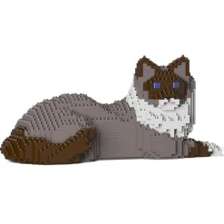 Jekca - Ragdoll Cat 03S-M03 - Lego - Sculpture - Construction - 4D - Brick Animals - Toys - Avvenice