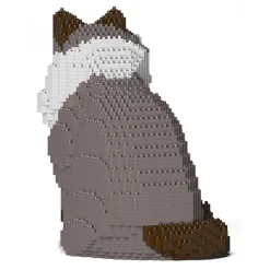 Jekca - Ragdoll Cat 01S-M03 - Lego - Sculpture - Construction - 4D - Brick Animals - Toys - Avvenice