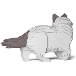 Jekca - Ragdoll Cat 01S-M02 - Lego - Sculpture - Construction - 4D - Brick Animals - Toys - Avvenice