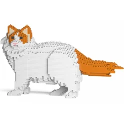 Jekca - Ragdoll Cat 02S-M04 - Lego - Sculpture - Construction - 4D - Brick Animals - Toys - Avvenice