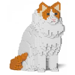 Jekca - Ragdoll Cat 01S-M04 - Lego - Sculpture - Construction - 4D - Brick Animals - Toys - Avvenice