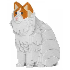 Jekca - Ragdoll Cat 01S-M04 - Lego - Sculpture - Construction - 4D - Brick Animals - Toys - Avvenice