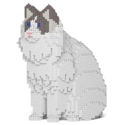 Jekca - Ragdoll Cat 01S-M02 - Lego - Sculpture - Construction - 4D - Brick Animals - Toys - Avvenice