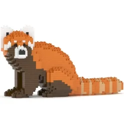 Jekca - Red Panda 01 - Big - Lego - Sculpture - Construction - 4D - Brick Animals - Toys - Avvenice