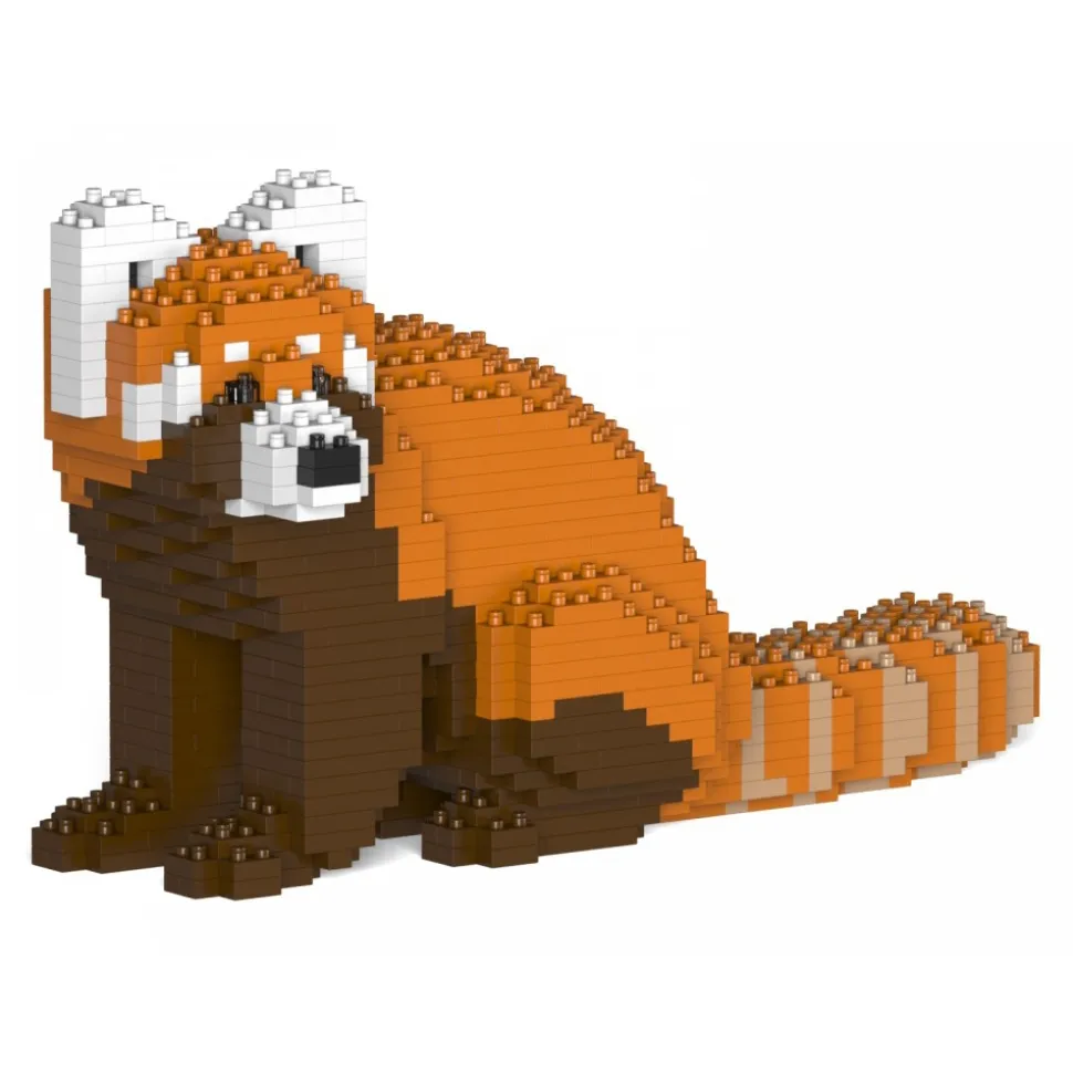 Jekca - Red Panda 01S - Lego - Sculpture - Construction - 4D - Brick Animals - Toys - Avvenice