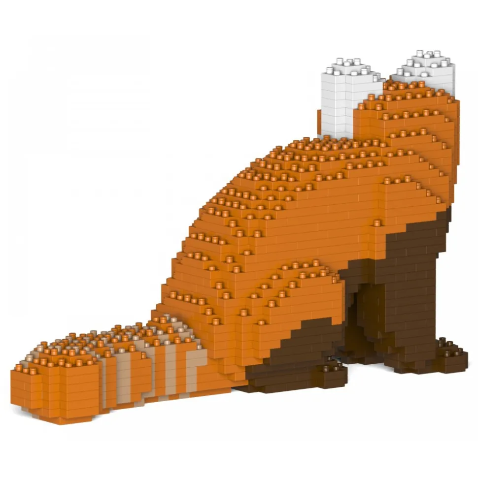 Jekca - Red Panda 01S - Lego - Sculpture - Construction - 4D - Brick Animals - Toys - Avvenice
