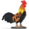 Jekca - Rooster 01 - Big - Lego - Sculpture - Construction - 4D - Brick Animals - Toys - Avvenice