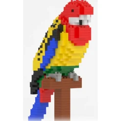 Jekca - Rosella 01S - Lego - Sculpture - Construction - 4D - Brick Animals - Toys - Avvenice