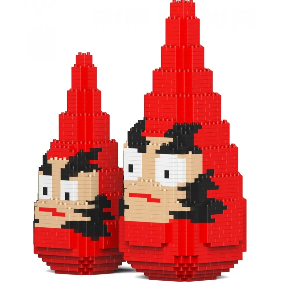 Jekca - Sankaku Daruma 02 - Lego - Sculpture - Construction - 4D - Brick Animals - Toys - Avvenice