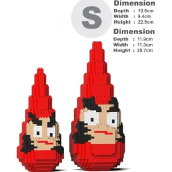 Jekca - Sankaku Daruma 02 - Lego - Sculpture - Construction - 4D - Brick Animals - Toys - Avvenice