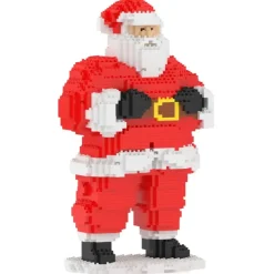Jekca - Santa Claus 01 - Big - Lego - Sculpture - Construction - 4D - Brick Animals - Toys - Avvenice