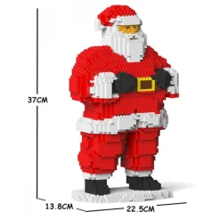 Jekca - Santa Claus 01S - Lego - Sculpture - Construction - 4D - Brick Animals - Toys - Avvenice