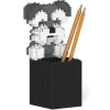 Jekca - Schnauzer Pencil Cup 01S - Lego - Sculpture - Construction - 4D - Brick Animals - Toys - Avvenice