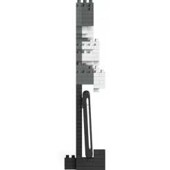 Jekca - Schnauzer Phone Stand 01S - Lego - Sculpture - Construction - 4D - Brick Animals - Toys - Avvenice