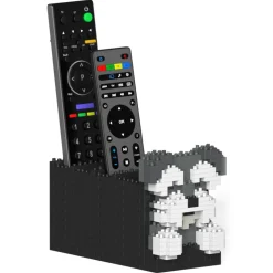 Jekca - Schnauzer Remote Control Rack 01S - Lego - Sculpture - Construction - 4D - Brick Animals - Toys - Avvenice