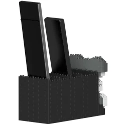 Jekca - Schnauzer Remote Control Rack 01S - Lego - Sculpture - Construction - 4D - Brick Animals - Toys - Avvenice