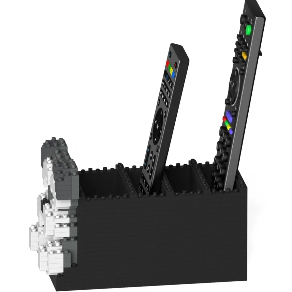 Jekca - Schnauzer Remote Control Rack 01S - Lego - Sculpture - Construction - 4D - Brick Animals - Toys - Avvenice