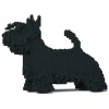 Jekca - Scottish Terrier 01-M01 - Big - Lego - Sculpture - Construction - 4D - Brick Animals - Toys - Avvenice