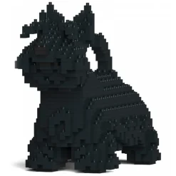 Jekca - Scottish Terrier 01-M01 - Big - Lego - Sculpture - Construction - 4D - Brick Animals - Toys - Avvenice