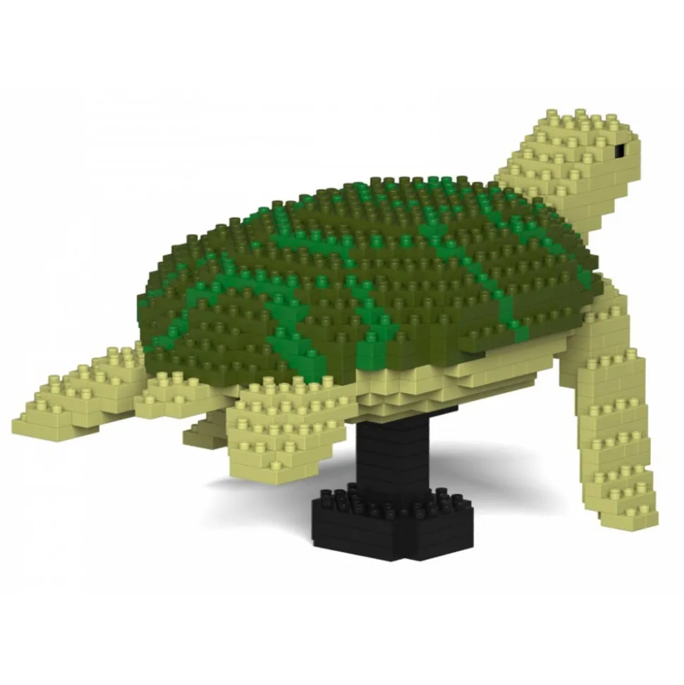 Jekca - Sea Turtle 01-M02 - Big - Lego - Sculpture - Construction - 4D - Brick Animals - Toys - Avvenice