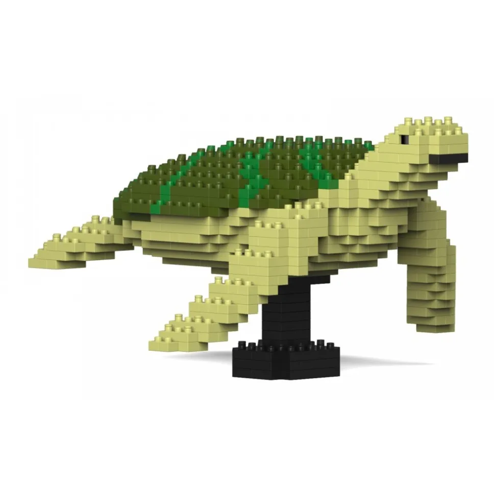 Jekca - Sea Turtle 01S-M02 - Lego - Sculpture - Construction - 4D - Brick Animals - Toys - Avvenice