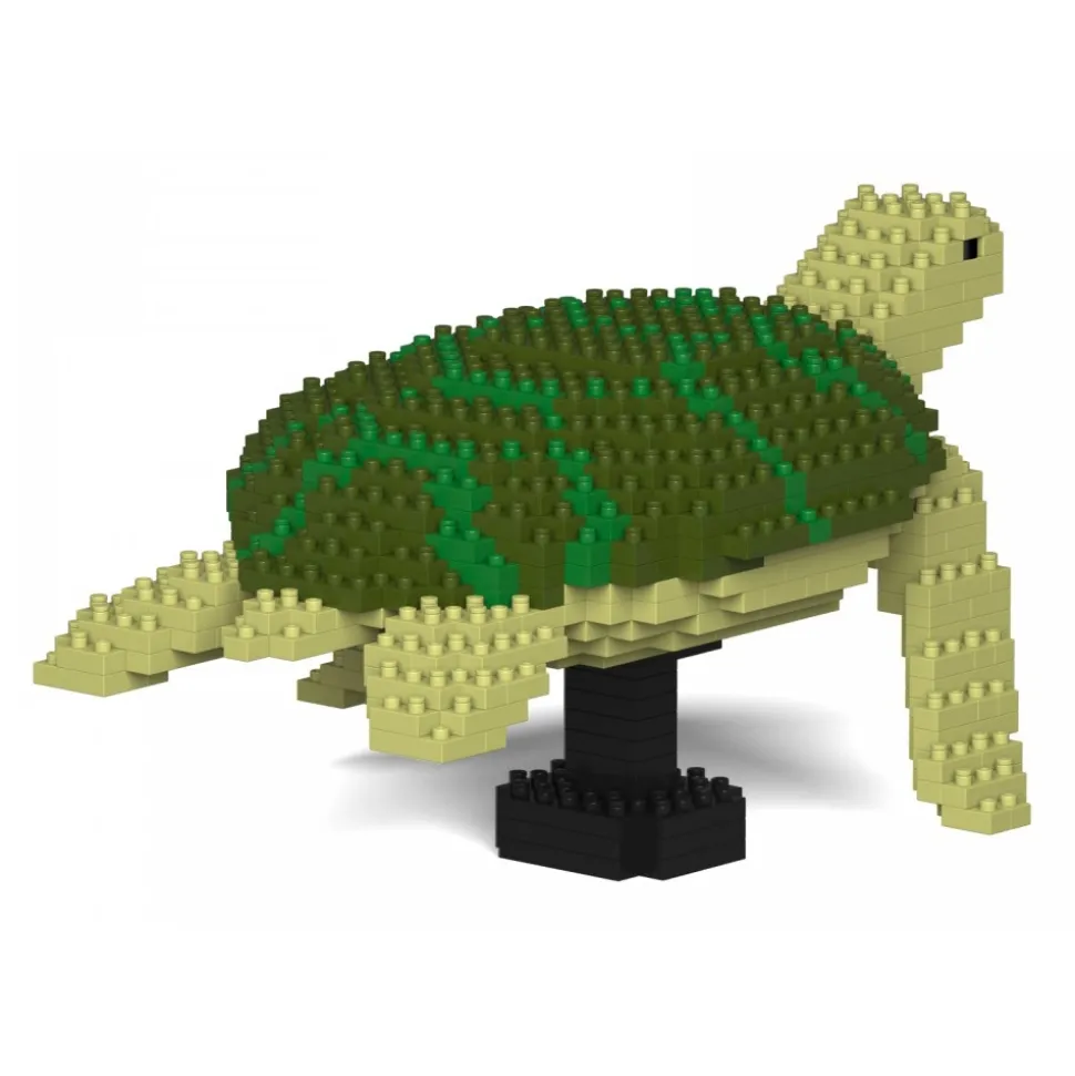 Jekca - Sea Turtle 01S-M02 - Lego - Sculpture - Construction - 4D - Brick Animals - Toys - Avvenice