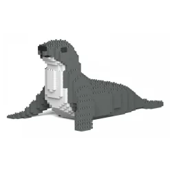 Jekca - Seal 01S - Lego - Sculpture - Construction - 4D - Brick Animals - Toys - Avvenice
