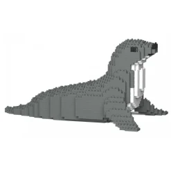Jekca - Seal 01S - Lego - Sculpture - Construction - 4D - Brick Animals - Toys - Avvenice