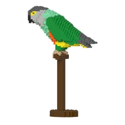 Jekca - Senegal Parrot 01S - Lego - Sculpture - Construction - 4D - Brick Animals - Toys - Avvenice