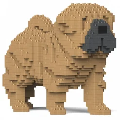Jekca - Shar Pei Dog 01-M01 - Big - Lego - Sculpture - Construction - 4D - Brick Animals - Toys - Avvenice