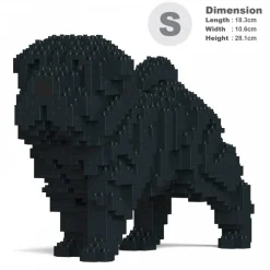 Jekca - Shar Pei 01S-M02 - Lego - Sculpture - Construction - 4D - Brick Animals - Toys - Avvenice