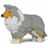 Jekca - Shetland Sheepdog 01-M01 - Big - Lego - Sculpture - Construction - 4D - Brick Animals - Toys - Avvenice