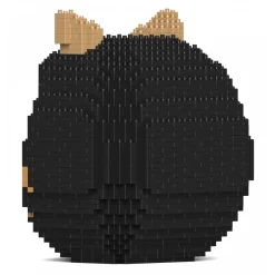 Jekca - Shiba Daruma Doll 01S-M02 - Lego - Sculpture - Construction - 4D - Brick Animals - Toys - Avvenice