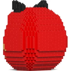 Jekca - Shiba Daruma Doll 01-M03 - Lego - Sculpture - Construction - 4D - Brick Animals - Toys - Avvenice