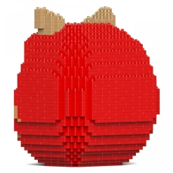 Jekca - Shiba Daruma Doll 01S-M01 - Lego - Sculpture - Construction - 4D - Brick Animals - Toys - Avvenice