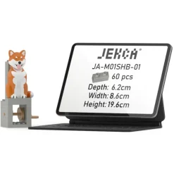 Jekca - Shiba Inu - Automata (Yellow) - Lego - Sculpture - Construction - 4D - Brick Animals - Toys - Avvenice
