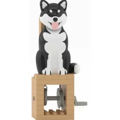 Jekca - Shiba Inu - Automata (Black) - Lego - Sculpture - Construction - 4D - Brick Animals - Toys - Avvenice