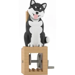 Jekca - Shiba Inu - Automata (Black) - Lego - Sculpture - Construction - 4D - Brick Animals - Toys - Avvenice