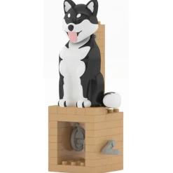 Jekca - Shiba Inu - Automata (Black) - Lego - Sculpture - Construction - 4D - Brick Animals - Toys - Avvenice