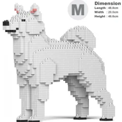 Jekca - Shiba Inu 01-M03 - Big - Lego - Sculpture - Construction - 4D - Brick Animals - Toys - Avvenice