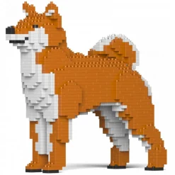Jekca - Shiba Inu 01-M01 - Big - Lego - Sculpture - Construction - 4D - Brick Animals - Toys - Avvenice