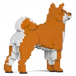 Jekca - Shiba Inu 01S-M01 - Lego - Sculpture - Construction - 4D - Brick Animals - Toys - Avvenice