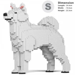Jekca - Shiba Inu 01S-M03 - Lego - Sculpture - Construction - 4D - Brick Animals - Toys - Avvenice