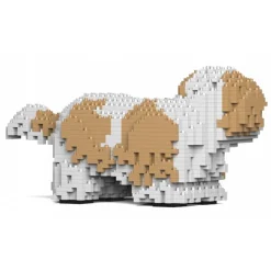 Jekca - Shih Tzu 01-M04 - Big - Lego - Sculpture - Construction - 4D - Brick Animals - Toys - Avvenice