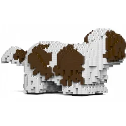 Jekca - Shih Tzu 01-M01 - Big - Lego - Sculpture - Construction - 4D - Brick Animals - Toys - Avvenice