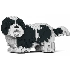 Jekca - Shih Tzu 01S-M02 - Lego - Sculpture - Construction - 4D - Brick Animals - Toys - Avvenice