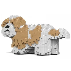 Jekca - Shih Tzu 01S-M04 - Lego - Sculpture - Construction - 4D - Brick Animals - Toys - Avvenice