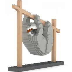 Jekca - Sloth 01 - Big - Lego - Sculpture - Construction - 4D - Brick Animals - Toys - Avvenice